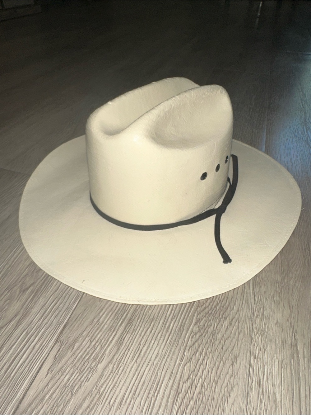 Twister Men's Natural Shantung Straw Cowboy Hat Sz 7 1/8